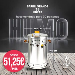 BARRIL ASADOR 38 LIBRAS
